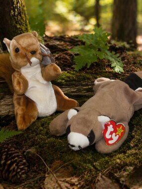 Vintage Beanie Babies Nuts and Ringo